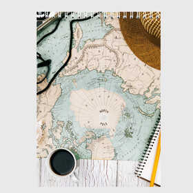 Скетчбук с принтом Тайна путешествия в Санкт-Петербурге, 100% бумага
 | 48 листов, плотность листов — 100 г/м2, плотность картонной обложки — 250 г/м2. Листы скреплены сверху удобной пружинной спиралью | авантюра | карта | путешественник | турист
