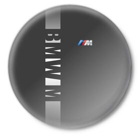 Значок с принтом BMW 2018 M Sport в Санкт-Петербурге,  металл | круглая форма, металлическая застежка в виде булавки | bmw | бмв | марка | машины