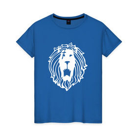 Женская футболка хлопок с принтом Lion в Санкт-Петербурге, 100% хлопок | прямой крой, круглый вырез горловины, длина до линии бедер, слегка спущенное плечо | anime | nanatsu no taizai | seven deadly sins | аниме