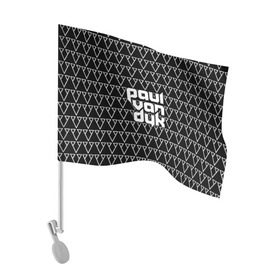 Флаг для автомобиля с принтом Paul Van Dyk в Санкт-Петербурге, 100% полиэстер | Размер: 30*21 см | paul van dyk | ван | дайк | дук | дюк | маттиас пауль | паул | пауль | пол