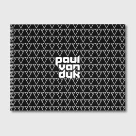 Альбом для рисования с принтом Paul Van Dyk в Санкт-Петербурге, 100% бумага
 | матовая бумага, плотность 200 мг. | paul van dyk | ван | дайк | дук | дюк | маттиас пауль | паул | пауль | пол