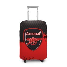 Чехол для чемодана 3D с принтом FC Arsenal Original uniform в Санкт-Петербурге, 86% полиэфир, 14% спандекс | двустороннее нанесение принта, прорези для ручек и колес | football | soccer | арсенал