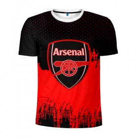 Мужская футболка 3D спортивная с принтом FC Arsenal Original uniform в Санкт-Петербурге, 100% полиэстер с улучшенными характеристиками | приталенный силуэт, круглая горловина, широкие плечи, сужается к линии бедра | Тематика изображения на принте: football | soccer | арсенал