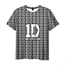 Мужская футболка 3D с принтом One direction в Санкт-Петербурге, 100% полиэфир | прямой крой, круглый вырез горловины, длина до линии бедер | 1 direction | one direction | ван | дирекшен | дирекшн