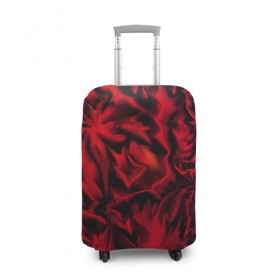 Чехол для чемодана 3D с принтом Flame Style (красный) в Санкт-Петербурге, 86% полиэфир, 14% спандекс | двустороннее нанесение принта, прорези для ручек и колес | огненный | огонь | пламя