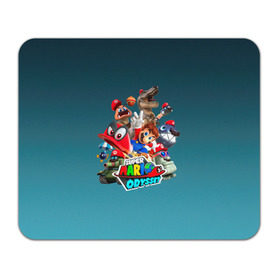 Коврик прямоугольный с принтом Super Mario Odyssey в Санкт-Петербурге, натуральный каучук | размер 230 х 185 мм; запечатка лицевой стороны | Тематика изображения на принте: nintendo | марио | нинтендо