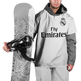 Накидка на куртку 3D с принтом Реал Мадрид Форма Новая 18/19 в Санкт-Петербурге, 100% полиэстер |  | Тематика изображения на принте: 2019 | cristiano | isco | madrid | real | иско | мадрид | реал | сливочные | форма | футбольная