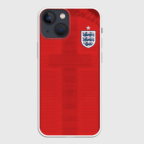 Чехол для iPhone 13 mini с принтом England away WC 2018 в Санкт-Петербурге,  |  | cup | england | fifa | russia | world | англия | мира | россия | чемпионат