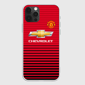 Чехол для iPhone 12 Pro с принтом Man United Форма Home 18/19 в Санкт-Петербурге, силикон | область печати: задняя сторона чехла, без боковых панелей | mu | манчестер юнайтед | мю | форма