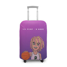 Чехол для чемодана 3D с принтом Lil Pump D Rose в Санкт-Петербурге, 86% полиэфир, 14% спандекс | двустороннее нанесение принта, прорези для ручек и колес | hip hop | hiphop | lil pump | mc | rap | газзи гарсия | зачитал | клауд | клауд рэп | лил памп | лили | мс | памп | реп | репер | речитатив | рэп | рэпер | трэп | хип | хип хоп | хипхоп | хоп