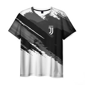 Мужская футболка 3D с принтом FC Juventus Original 2018 в Санкт-Петербурге, 100% полиэфир | прямой крой, круглый вырез горловины, длина до линии бедер | football | soccer | ювентус