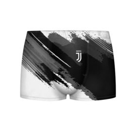 Мужские трусы 3D с принтом FC Juventus Original 2018 в Санкт-Петербурге, 50% хлопок, 50% полиэстер | классическая посадка, на поясе мягкая тканевая резинка | football | soccer | ювентус