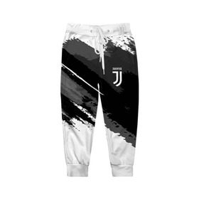 Детские брюки 3D с принтом FC Juventus Original 2018 в Санкт-Петербурге, 100% полиэстер | манжеты по низу, эластичный пояс регулируется шнурком, по бокам два кармана без застежек, внутренняя часть кармана из мелкой сетки | football | soccer | ювентус