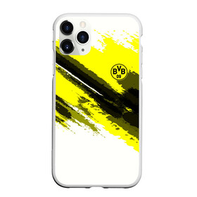 Чехол для iPhone 11 Pro матовый с принтом FC Borussia Original 2018 в Санкт-Петербурге, Силикон |  | football | soccer | боруссия