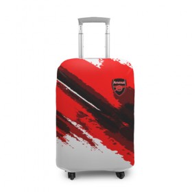 Чехол для чемодана 3D с принтом FC Arsenal Original 2018 в Санкт-Петербурге, 86% полиэфир, 14% спандекс | двустороннее нанесение принта, прорези для ручек и колес | football | soccer