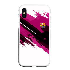 Чехол для iPhone XS Max матовый с принтом FC Barcelona Original 2018 в Санкт-Петербурге, Силикон | Область печати: задняя сторона чехла, без боковых панелей | football | soccer | барселона