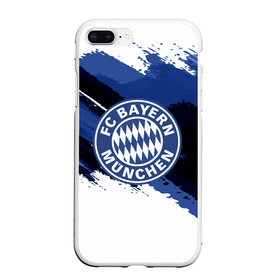 Чехол для iPhone 7Plus/8 Plus матовый с принтом BAYERN MUNCHEN SPORT STYLE в Санкт-Петербурге, Силикон | Область печати: задняя сторона чехла, без боковых панелей | Тематика изображения на принте: football | soccer | байерн