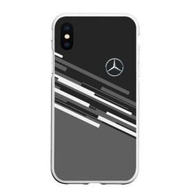 Чехол для iPhone XS Max матовый с принтом MERCEDES BENZ SPORT в Санкт-Петербурге, Силикон | Область печати: задняя сторона чехла, без боковых панелей | mercedes | марка | машины | мерседес