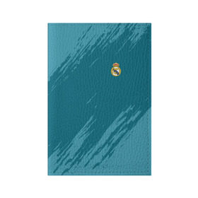 Обложка для паспорта матовая кожа с принтом Real Madrid 2018 Original в Санкт-Петербурге, натуральная матовая кожа | размер 19,3 х 13,7 см; прозрачные пластиковые крепления | emirates | fc | real madrid | абстракция | реал мадрид | футбольный клуб | эмблема