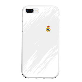 Чехол для iPhone 7Plus/8 Plus матовый с принтом Real Madrid 2018 Original в Санкт-Петербурге, Силикон | Область печати: задняя сторона чехла, без боковых панелей | emirates | fc | real madrid | абстракция | реал мадрид | футбол | футбольный клуб | эмблема