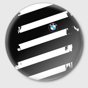 Значок с принтом BMW SPORT в Санкт-Петербурге,  металл | круглая форма, металлическая застежка в виде булавки | Тематика изображения на принте: bmw |  машина | автомобиль | автомобильные | бмв