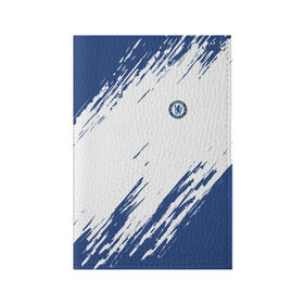 Обложка для паспорта матовая кожа с принтом Chelsea Uniform в Санкт-Петербурге, натуральная матовая кожа | размер 19,3 х 13,7 см; прозрачные пластиковые крепления | chelsea | fc | football | football club | sport | спорт | спортивные | униформа | фирменные цвета | фк | футбол | футбольный клуб | челси