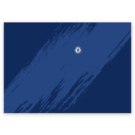 Поздравительная открытка с принтом Chelsea Uniform в Санкт-Петербурге, 100% бумага | плотность бумаги 280 г/м2, матовая, на обратной стороне линовка и место для марки
 | chelsea | fc | спорт | спортивные | футбол | футбольный клуб | челси