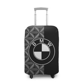 Чехол для чемодана 3D с принтом BMW motorsport в Санкт-Петербурге, 86% полиэфир, 14% спандекс | двустороннее нанесение принта, прорези для ручек и колес | auto | automobile | bmw | car | автомобиль | бмв