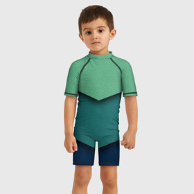 Детский купальный костюм 3D с принтом Текстура бумаги в Санкт-Петербурге, Полиэстер 85%, Спандекс 15% | застежка на молнии на спине | triangle | бумага | треугольник