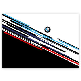 Поздравительная открытка с принтом BMW BRAND COLOR в Санкт-Петербурге, 100% бумага | плотность бумаги 280 г/м2, матовая, на обратной стороне линовка и место для марки
 | Тематика изображения на принте: bmw | bmw motorsport | bmw performance | carbon | m | motorsport | performance | sport | бмв | карбон | моторспорт | спорт