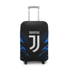 Чехол для чемодана 3D с принтом JUVENTUS SPORT в Санкт-Петербурге, 86% полиэфир, 14% спандекс | двустороннее нанесение принта, прорези для ручек и колес | football | soccer | ювентус