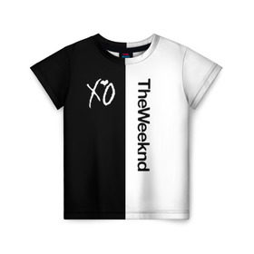 Детская футболка 3D с принтом The Weeknd в Санкт-Петербурге, 100% гипоаллергенный полиэфир | прямой крой, круглый вырез горловины, длина до линии бедер, чуть спущенное плечо, ткань немного тянется | pbrb | pop | rb | the weeknd | trilogy | weeknd | xo | викенд | викнд | икс | иксо | макконен | музыкант | о | рнб | тесфайе | уикенд | уикнд | хип хоп | хипхоп | хо | эйбел | эр эн би
