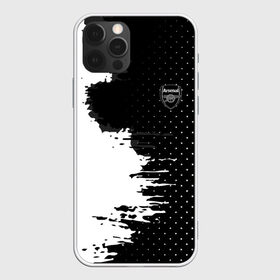 Чехол для iPhone 12 Pro Max с принтом Arsenal uniform black 2018 в Санкт-Петербурге, Силикон |  | football | soccer | арсенал