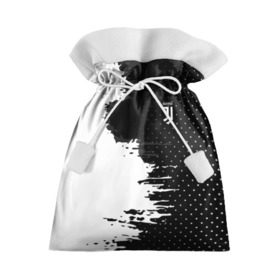 Подарочный 3D мешок с принтом Juventus uniform black 2018 в Санкт-Петербурге, 100% полиэстер | Размер: 29*39 см | Тематика изображения на принте: football | soccer | ювентус