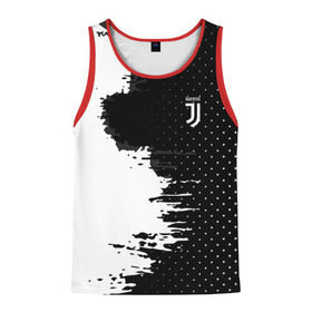 Мужская майка 3D с принтом Juventus uniform black 2018 в Санкт-Петербурге, 100% полиэстер | круглая горловина, приталенный силуэт, длина до линии бедра. Пройма и горловина окантованы тонкой бейкой | football | soccer | ювентус