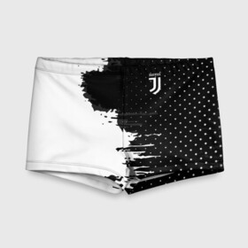 Детские купальные плавки 3D с принтом Juventus uniform black 2018 в Санкт-Петербурге, Полиэстер 85%, Спандекс 15% | Слитный крой, подклад по переду изделия, узкие бретели | football | soccer | ювентус