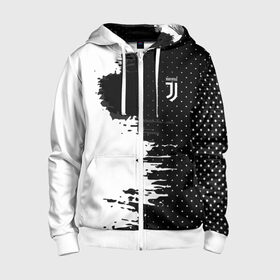 Детская толстовка 3D на молнии с принтом Juventus uniform black 2018 в Санкт-Петербурге, 100% полиэстер |  манжеты и пояс оформлены широкой мягкой резинкой, двухслойный капюшон со шнурком для регулировки, спереди карманы и застежка-молния
 | football | soccer | ювентус