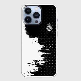 Чехол для iPhone 13 Pro с принтом Real Madrid uniform black 2018 в Санкт-Петербурге,  |  | football | soccer | реал мадрид