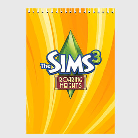 Скетчбук с принтом The Sims в Санкт-Петербурге, 100% бумага
 | 48 листов, плотность листов — 100 г/м2, плотность картонной обложки — 250 г/м2. Листы скреплены сверху удобной пружинной спиралью | игра | онлайн | симс | симулятор