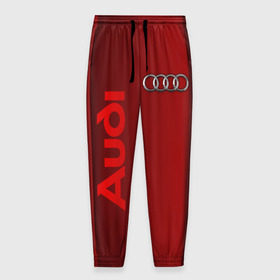Мужские брюки 3D с принтом Audi в Санкт-Петербурге, 100% полиэстер | манжеты по низу, эластичный пояс регулируется шнурком, по бокам два кармана без застежек, внутренняя часть кармана из мелкой сетки | audi | автомобиль | ауди | кольца | лого