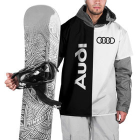 Накидка на куртку 3D с принтом Audi в Санкт-Петербурге, 100% полиэстер |  | Тематика изображения на принте: ауди | кольца | лого