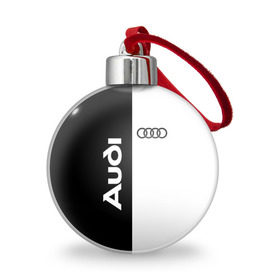 Ёлочный шар с принтом Audi в Санкт-Петербурге, Пластик | Диаметр: 77 мм | Тематика изображения на принте: ауди | кольца | лого