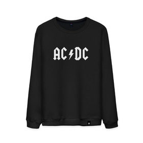 Мужской свитшот хлопок с принтом AC/DC в Санкт-Петербурге, 100% хлопок |  | ac dc | acdc | high voltage | ангус | металл | рок | фсвс | эй си ди си | эйсидиси | янг