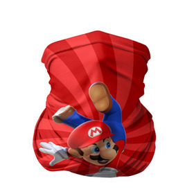 Бандана-труба 3D с принтом Super Mario в Санкт-Петербурге, 100% полиэстер, ткань с особыми свойствами — Activecool | плотность 150‒180 г/м2; хорошо тянется, но сохраняет форму | nintendo | марио | нинтендо
