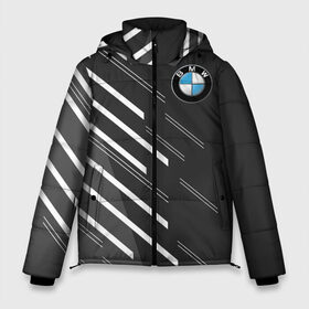 Мужская зимняя куртка 3D с принтом BMW SPORT в Санкт-Петербурге, верх — 100% полиэстер; подкладка — 100% полиэстер; утеплитель — 100% полиэстер | длина ниже бедра, свободный силуэт Оверсайз. Есть воротник-стойка, отстегивающийся капюшон и ветрозащитная планка. 

Боковые карманы с листочкой на кнопках и внутренний карман на молнии. | Тематика изображения на принте: auto | bmw | motorsport | авто | автомобиль | автомобильные | бмв | бренд | марка | машины | моторспорт | спорт