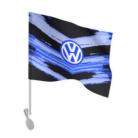 Флаг для автомобиля с принтом Volkswagen sport abstract 2018 в Санкт-Петербурге, 100% полиэстер | Размер: 30*21 см | auto | automobile | car | machine | motor | motor car | sport car | volkswagen | автомашина | легковой автомобиль | спортивный автомобиль | тачка