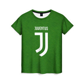 Женская футболка 3D с принтом FC Juventus в Санкт-Петербурге, 100% полиэфир ( синтетическое хлопкоподобное полотно) | прямой крой, круглый вырез горловины, длина до линии бедер | football | soccer | ювентус