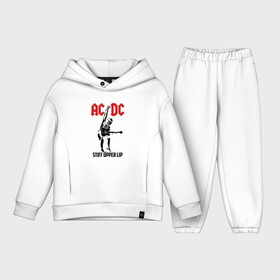 Детский костюм хлопок Oversize с принтом AC DC stiff upper lip в Санкт-Петербурге,  |  | ac dc | acdc | acdc ас дс | австралийская | ангус янг | асдс | блюз | группа | крис слэйд | метал | молния | музыка | музыканты | певцы | рок | рок н ролл | стиви янг | хард | хардрок | эксл роуз