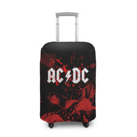 Чехол для чемодана 3D с принтом AC/DC в Санкт-Петербурге, 86% полиэфир, 14% спандекс | двустороннее нанесение принта, прорези для ручек и колес | ac dc | acdc | acdc ас дс | австралийская | ангус янг | асдс | блюз | группа | крис слэйд | метал | молния | музыка | музыканты | певцы | рок | рок н ролл | стиви янг | хард | хардрок | эксл роуз
