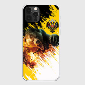 Чехол для iPhone 12 Pro Max с принтом Имперский флаг и медведь в Санкт-Петербурге, Силикон |  | russian bear | герб | россия